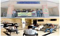 بمناسبت هفته ملی بدون دخانیات در مرکز خدمات جامع سلامت زیارت از توابع شهرستان پارسیان برگزار شد :
