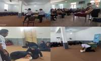 در چهارمین روز از گرامیداشت هفته سلامت ، با هماهنگی مرکز خدمات جامع سلامت کوشکنار از توابع شهرستان پارسیان با پایگاه فوریتهای پزشکی برگزار شد :