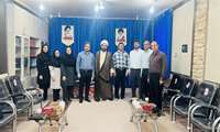 دیدار دکتر توکلی، مدیر شبکه بهداشت و درمان شهرستان پارسیان از امام جمعه شهرستان و امام جمعه اهل تسنن به مناسبت هفته سلامت 